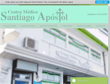 Tablet Screenshot of centromedicosantiagoapostol.com